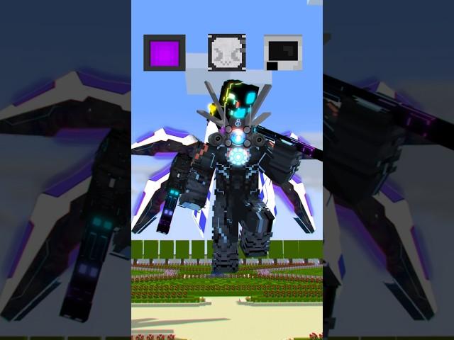 TV Man X TV Woman X CCTV Man Evolution #skibidi #minecraft #shorts