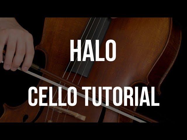 How to play Halo on Cello