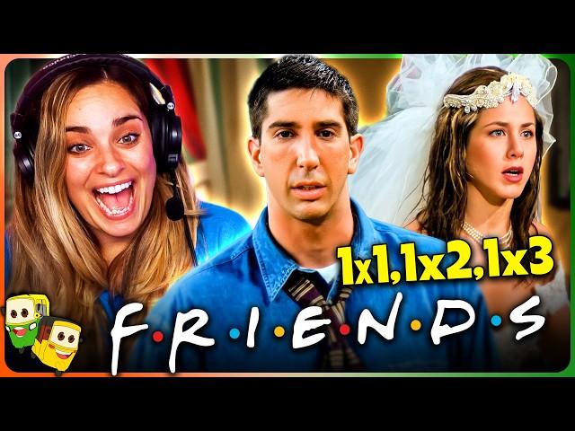 FRIENDS SEASON 1 Episodes 1,2 & 3 REACTION! | First Time Watch!