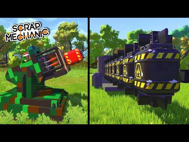  ВЗРЫВНЫЕ СИСТЕМЫ АВТО ТУРЕЛЕЙ  ПОСТРОЙКИ в СКРАП МЕХАНИК !!! СКАЧАТЬ Scrap Mechanic !!!