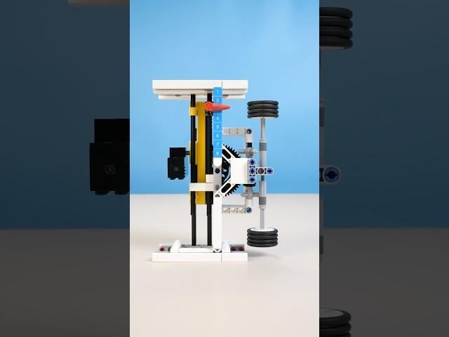 Building a mechanical hourglass with LEGO bricks! #lego #legomoc #clock #legotechnic