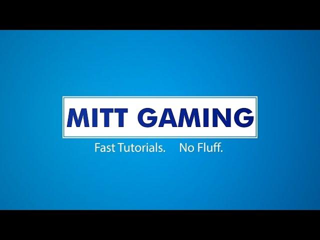 Welcome to Mitt Gaming