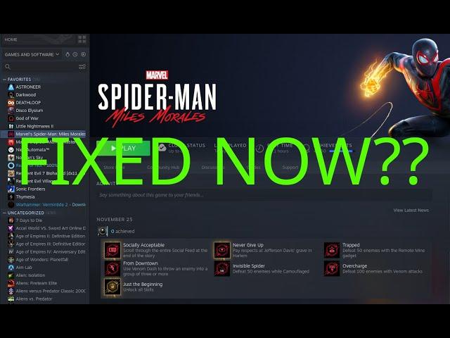 How to play Spider Man Miles Morales in Linux (UPDATE!!!)