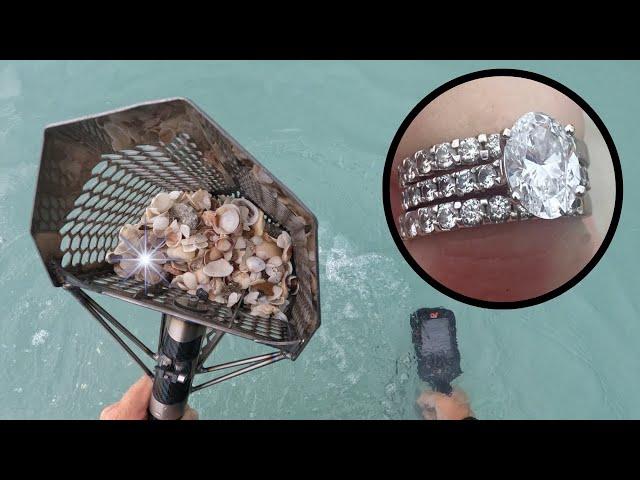 Searching South Florida Beaches for HUGE diamond rings!