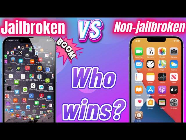 Jailbroken iPhone VS Non-Jailbroken iPhone / Quick Comparing 