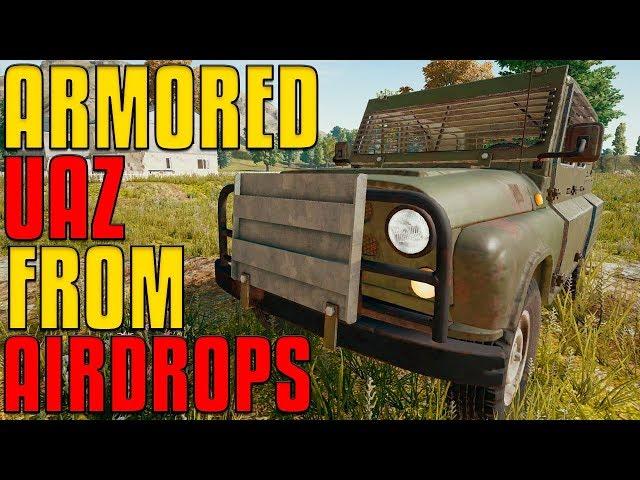 NEW Armored UAZ from Airdrop - Guide and Gameplay | PUBG