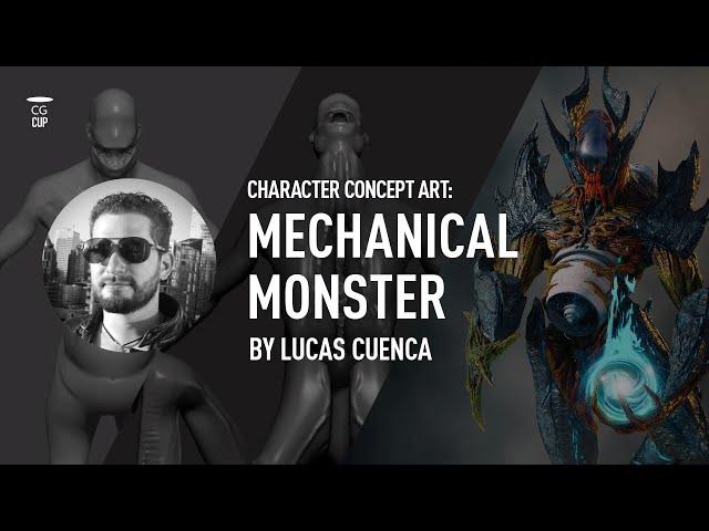 Speedpaint. Character design: Mechanical Monster by Lucas Cuenca