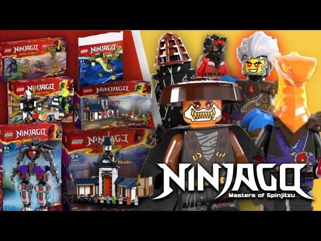 I Built LEGO NINJAGO Dragons Rising sets that LEGO didn't want to…