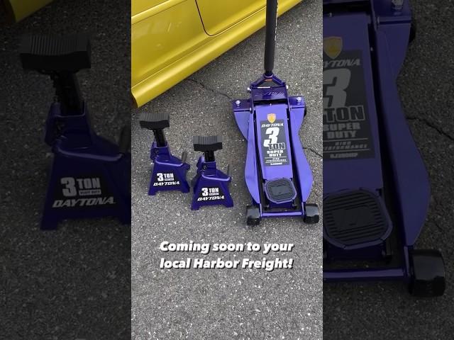 Metallic Purple is coming to our Daytona 3T Heavy Duty Ratcheting Jack Stands! Pads sold separately.