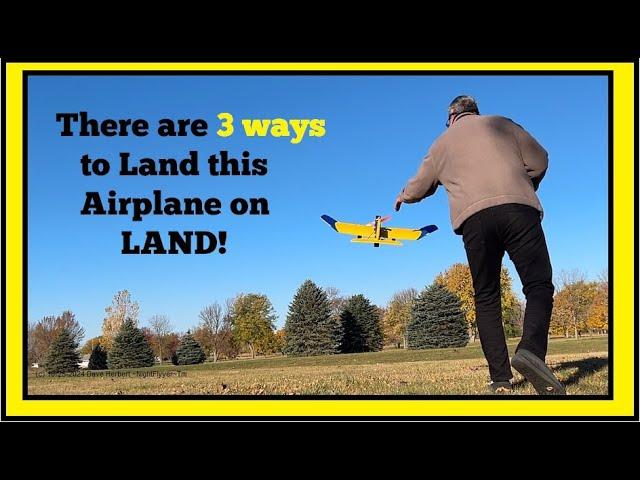 3 ways to land My favorite "Grab and Go" R/C airplane on land! Do you know them?