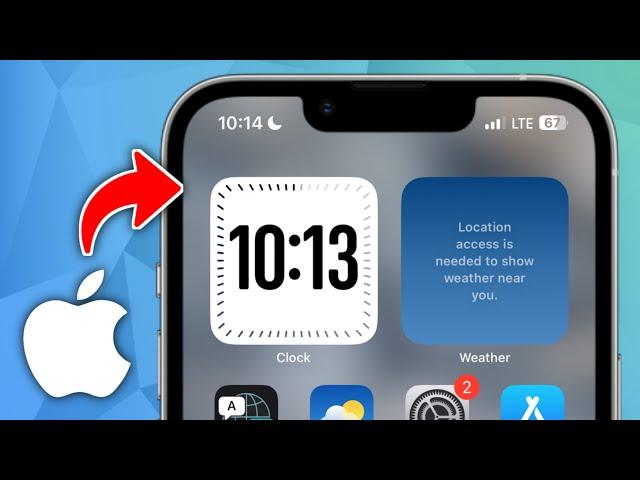 How to Add Digital Clock on iPhone Home Screen [NEW UPDATE]