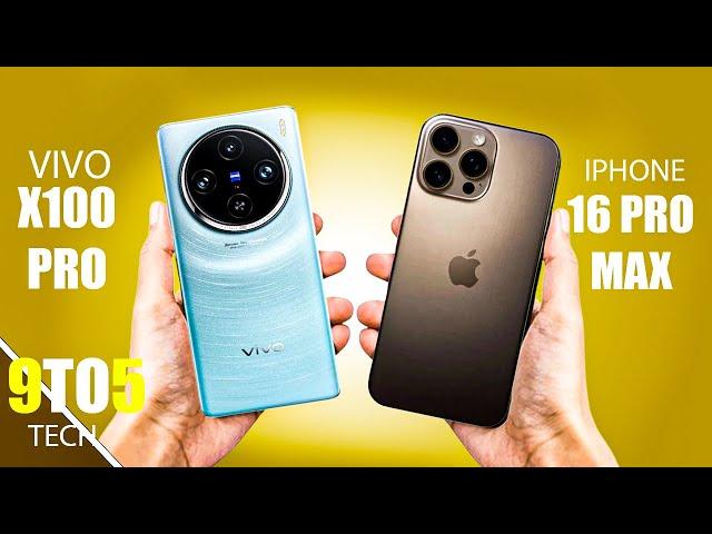 VIVO X100 PRO VS IPHONE 16 PRO MAX | 9to5tech