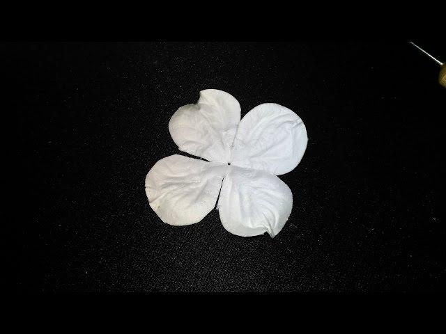 Гортензия. МК цветы из бумаги. Скрапбукинг, ч.11