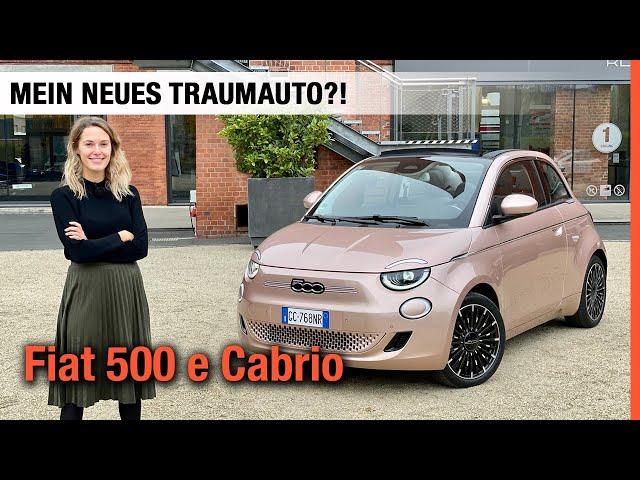 Fiat 500 e Cabrio (118 PS)  Mein neues Elektro-Traumauto für 2021?! Fahrbericht | Review | Test