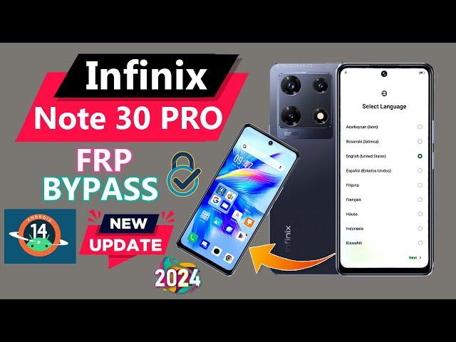 Infinix Note 30 Pro Frp Bypass Without Pc Infinix Note 30 Pro Google Lock Bypass (X678B) Frp Unlock