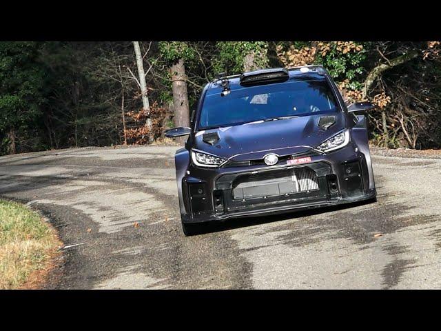 Oliver Solberg & Elliott Edmondson | Toyota GR Yaris Rally2 | on tarmac