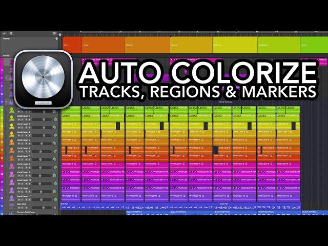 Logic Pro Quick Tip - Auto Colorize Tracks, Regions & Markers!