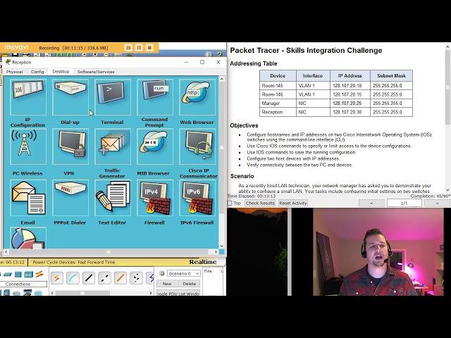 2 4 1 2 Packet Tracer   Skills Intergration Challenge   YouTube