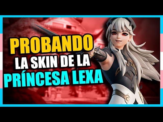 TESTING the SKIN of PRINCESS LEXA from the Fortnite Club | Liliana Sofia Review