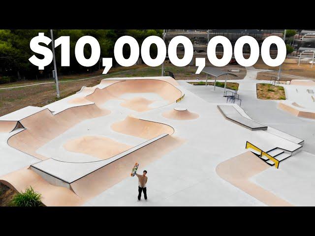 Skating A $10 Million Dollar Mega Skatepark By Myself