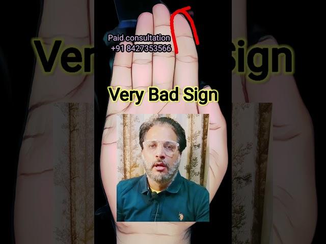 very bad sign #palmistry #palmreading #fortunetelling #astrology #analysis