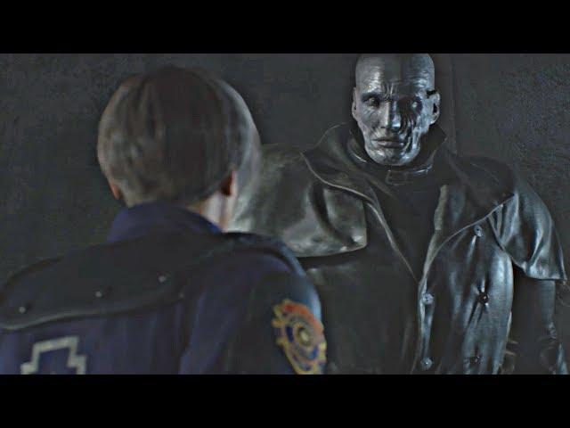 Resident Evil 2 Remake - All Tyrant Cutscenes (Mr X Scenes) RE2 Remake 2019 PS4 Pro