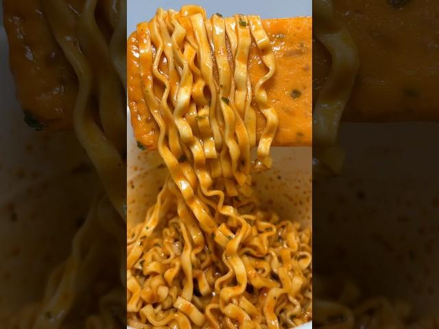 carbo buldak ramen with jalapeno fish cake #asmr #koreanfood