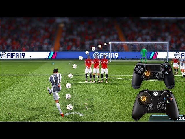 FIFA 19 ALL FREE KICKS TUTORIAL | TRIVELA, KNUCKLEBALL,POWER, RABONA !