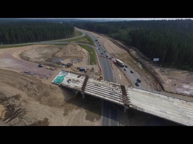 Реконструкция дороги А-181 "Скандинавия", развязка в п. Огоньки