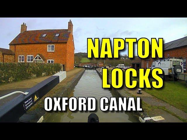 The Napton lock flight - A Narrowboat Journey on the Oxford canal.