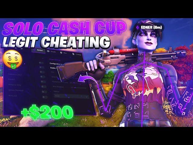 CHEATING With The BEST Fortnite CHEAT in Solo Cash cup …  ($200)