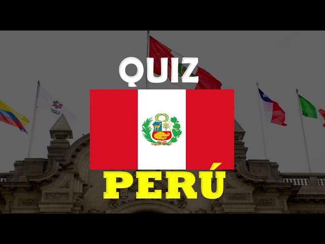 Quiz sobre Perú ¿Cuánto sabes sobre la cultura peruana? | Dunky quiz