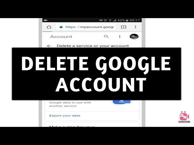 How to Delete Google Account Permanently (Android)