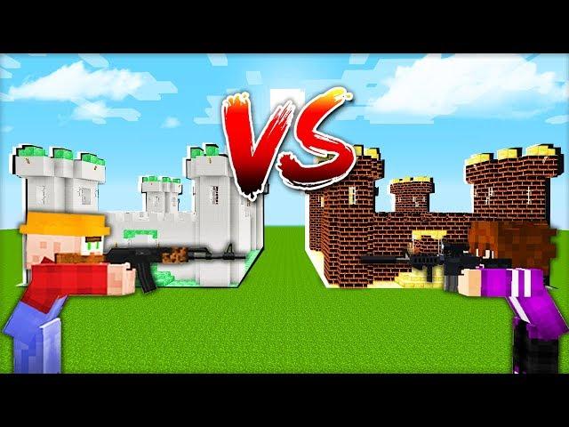 АДСКИЙ ЗАМОК ПРОТИВ РАЙСКОГО ЗАМКА В МАЙНКРАФТ 100% ТРОЛЛИНГ ЛОВУШКА MINECRAFT