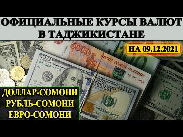 Официальные курсы валют к сомони TJS в Таджикистане