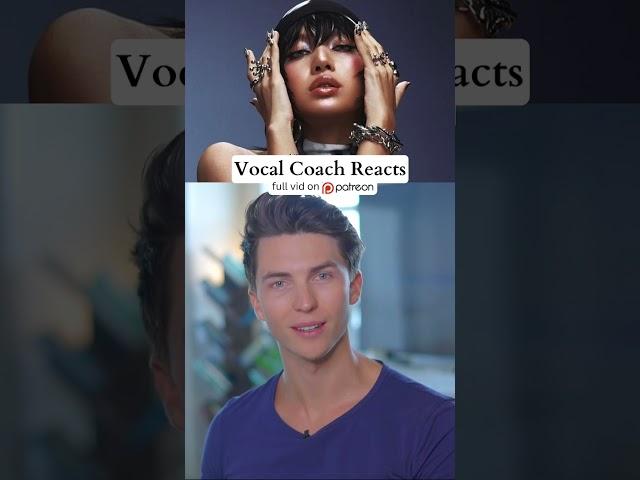 LISA - ROCKSTAR | Vocal coach Justin reacts on patreon #kpop #reaction #vocalcoach