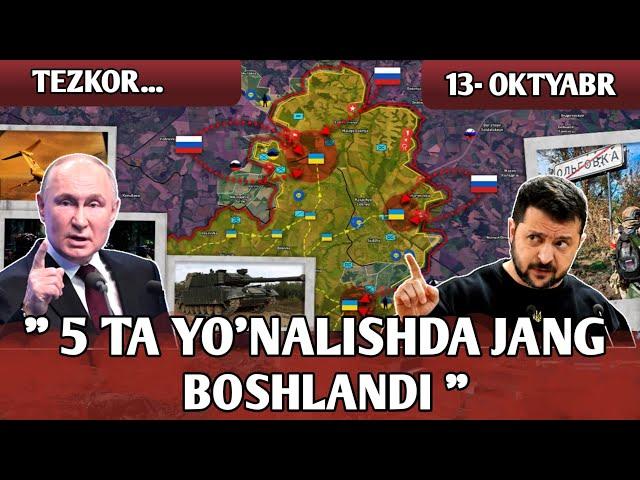 JANG XULOSASI ! 12-OKTYABR YANGI XABARLAR FRONTDA XOZIR NIMA BO'LMOQDA