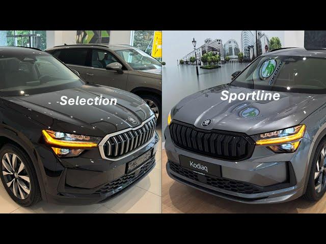 NEW Skoda KODIAQ Sportline 2024 vs NEW Skoda KODIAQ Selection 2024 - Comparison