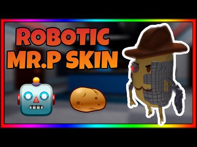 GAMEPLAY AS MR.P SECRET SKIN IN PIGGY ROBLOX | TRUE ENDING SKIN