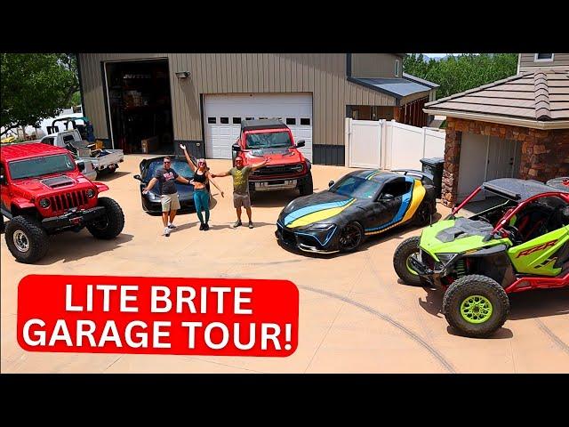 LITE BRITE GARAGE TOUR!