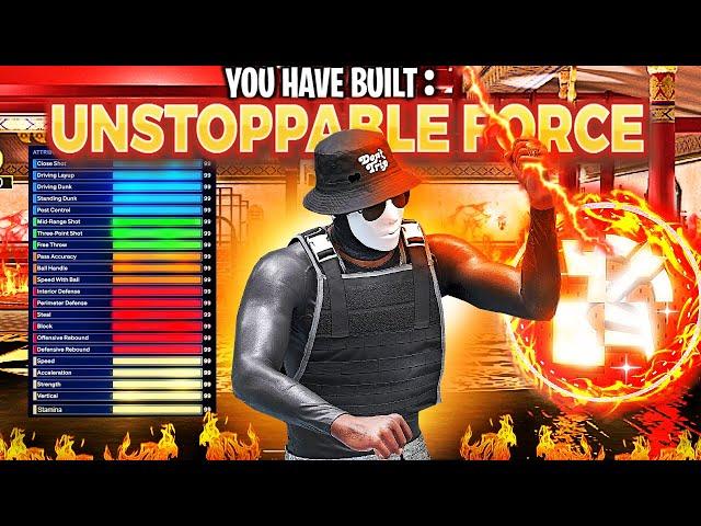 THIS "UNSTOPPABLE FORCE" BUILD IS THE BEST BUILD ON NBA2K24 CURRENT GEN!GAMEBREAKING BEST BUILD 2K24