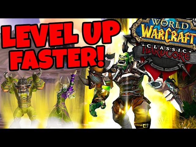 How To Level FASTER in Classic WoW Hardcore!