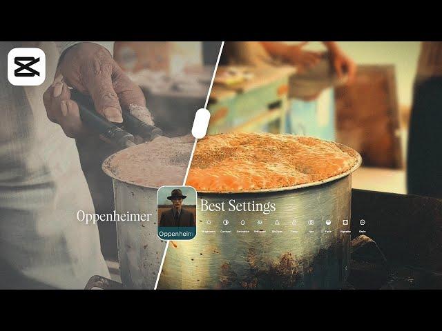 How to get OPPENHEIMER Color tone in Capcut 