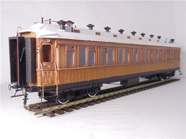 Paper model overview, Direct Sleeper Car, 1/87, Modeller