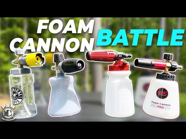 FOAM CANNON BATTLE !! New models! What is the best foam cannon?