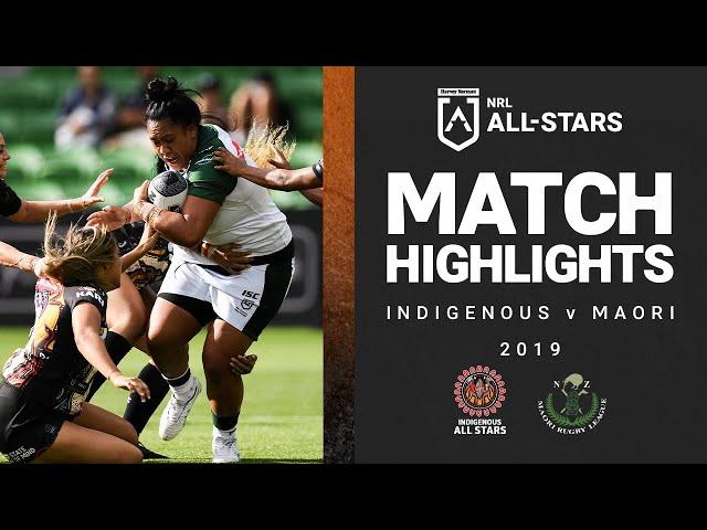 Indigenous Women v Maori Ferns | Match Highlights | All Stars, 2019 | NRLW