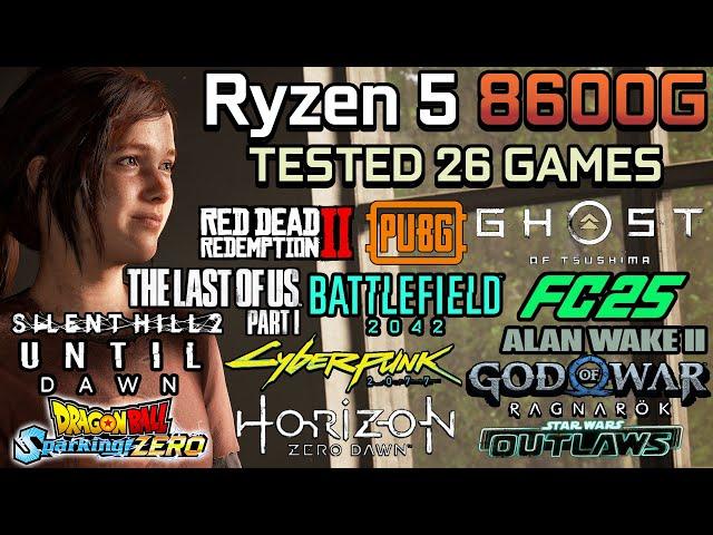 Ryzen 5 8600G (760M) - Test 26 Games : Purfekt PC for gaming!