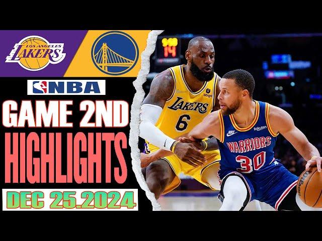 Los Angeles Lakers VS Golden State Warriors Game 2ND Highlights Dec 25,2024 NBA Season 2024-25