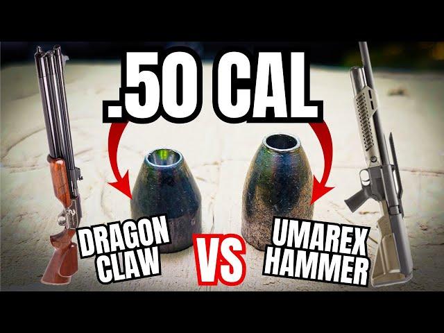 .50 Cal vs Clay Blocks!!! [Seneca Dragon Claw 2 vs Umarex HAMMER]