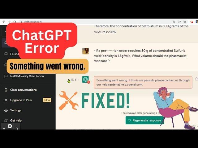 Easily Fix ChatGPT Error 'Something went wrong.'